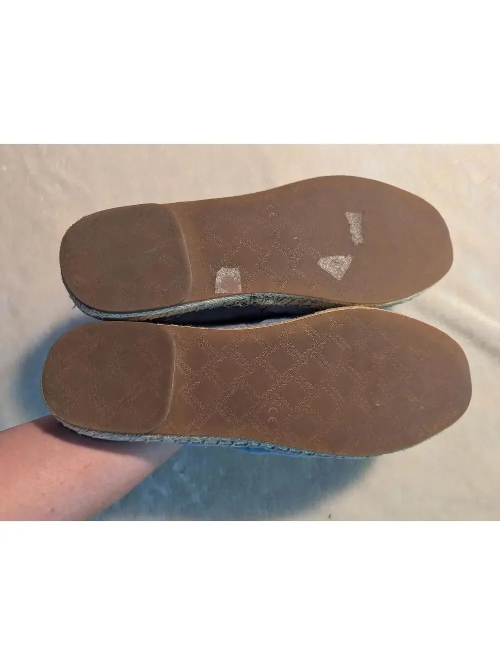Vionic Blue Slip-On Espadrille Mules